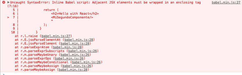 Error component