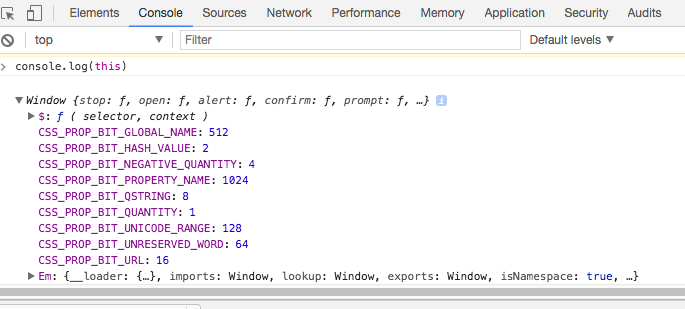This in web example