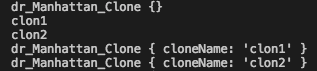 Clone example