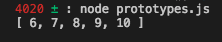 Array Prototype example1