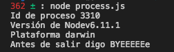 Log exit event