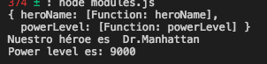 Multiple exports module