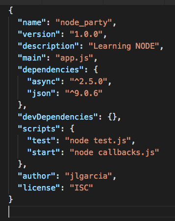New dependency example