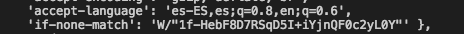 language request example