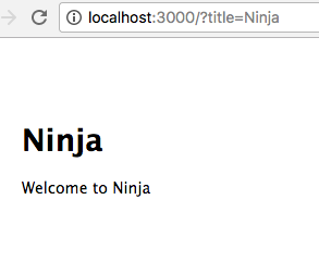 Middleware query string example