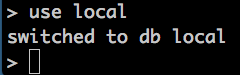 use dbName example