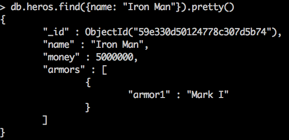 Array with one element