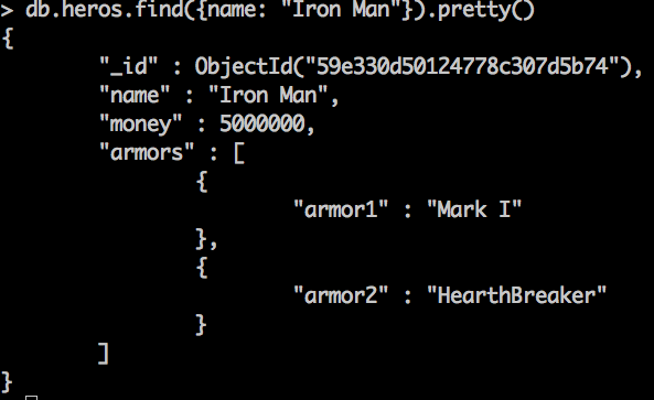 Array with two elements