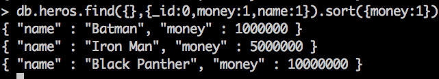 Multifilter query