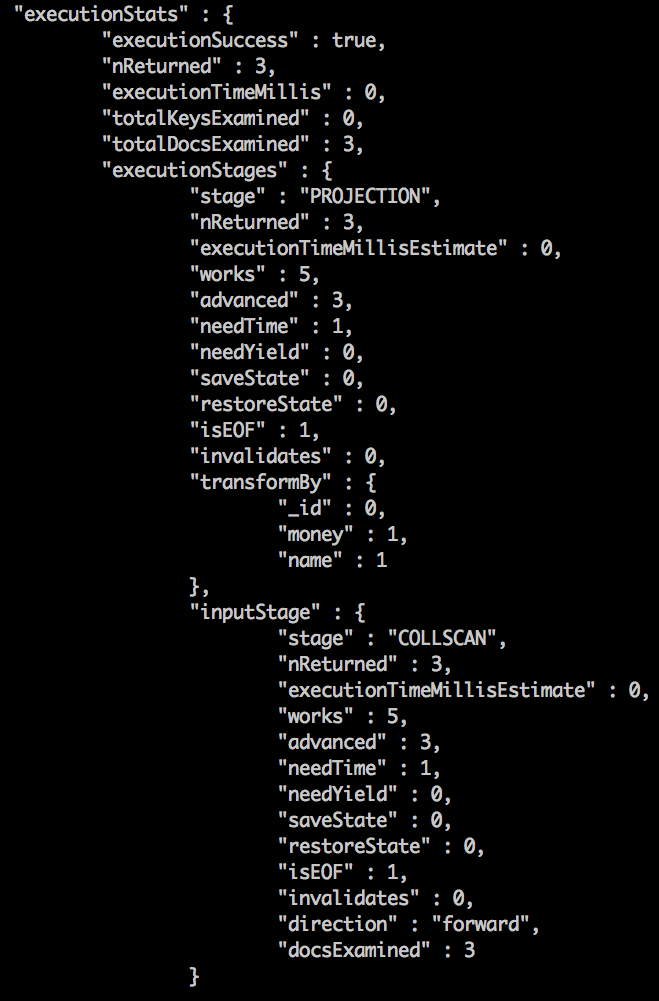 example stats