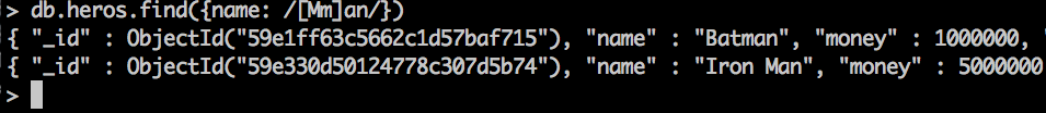 Regular expresion query