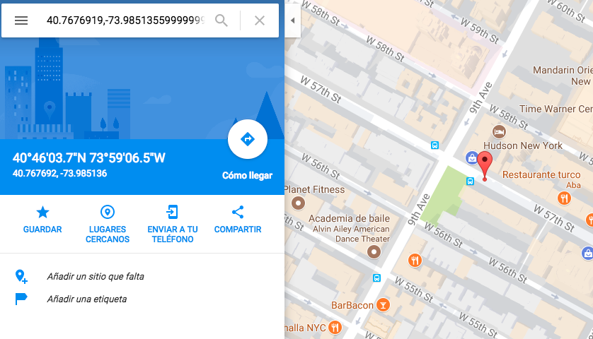 Google Maps Check